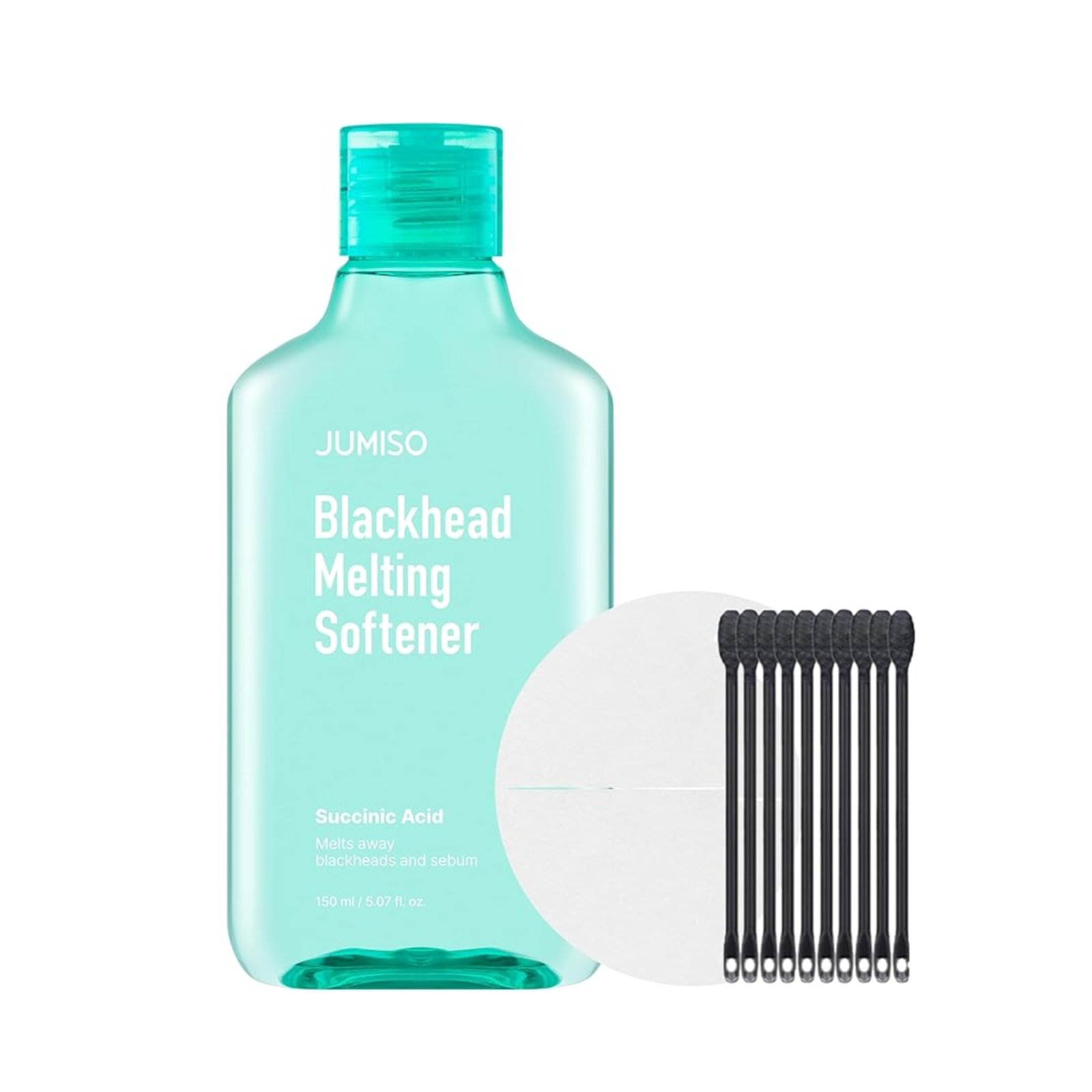JUMISO Blackhead melting softner 150ml + cotton 40 pads + cotton Swab 10ea