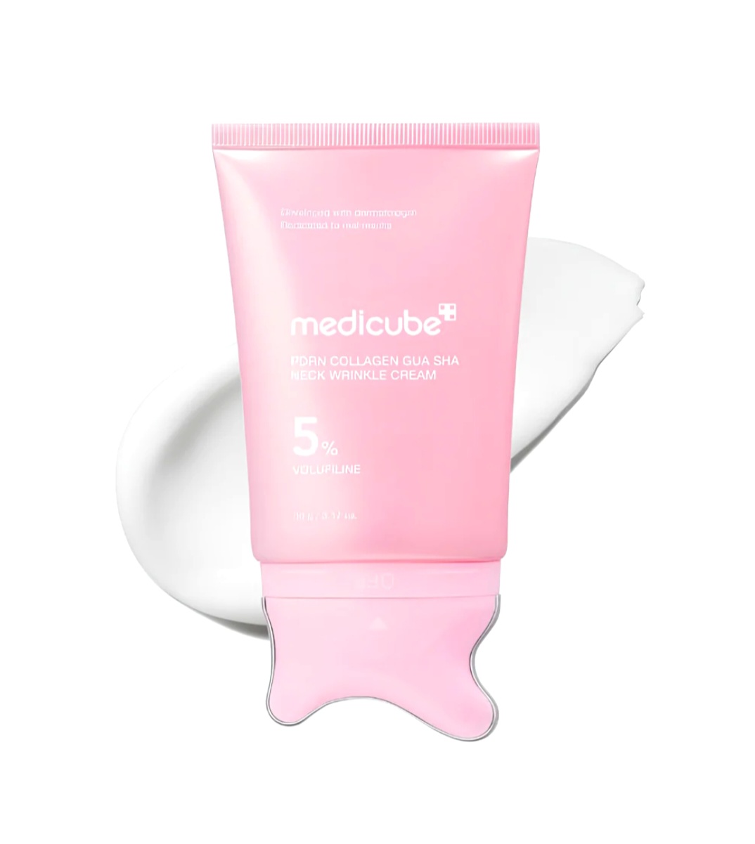 MEDICUBE PDRN Collagen Gua Sha Neck Wrinkle Cream 90g
