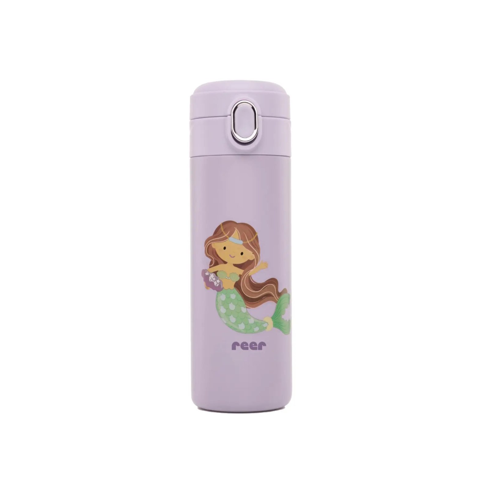 Reer Kids Drinking Bottle With Straw 350ml Purple
