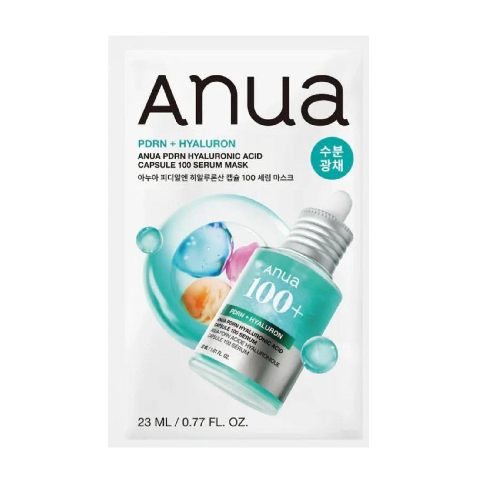 ANUA PDRN Hyaluron 100 Serum Mask 23ml 1 pcs