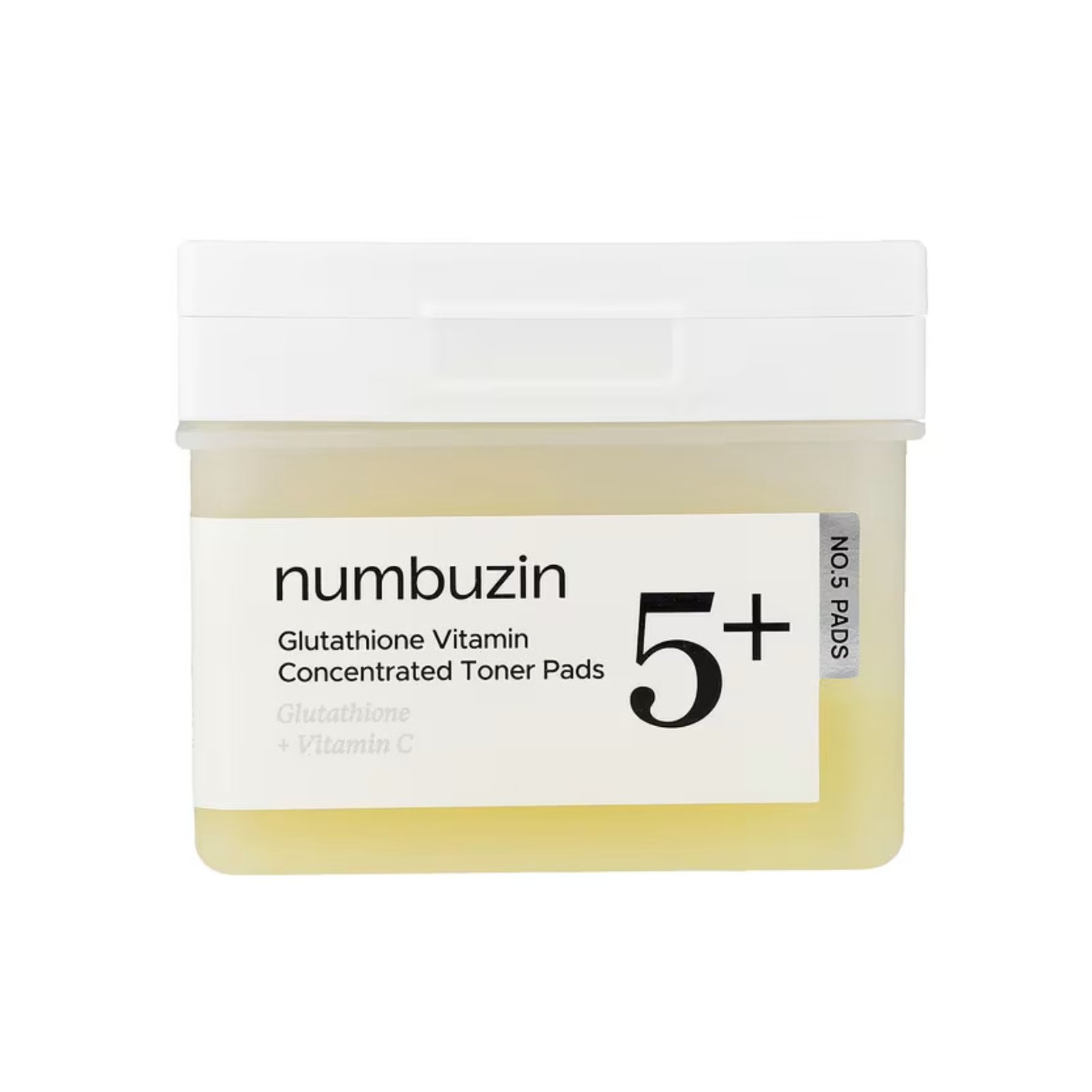 NUMBUZIN No.5+ Glutathione Vitamin Concentrated Toner Pads 180 ml 70pads