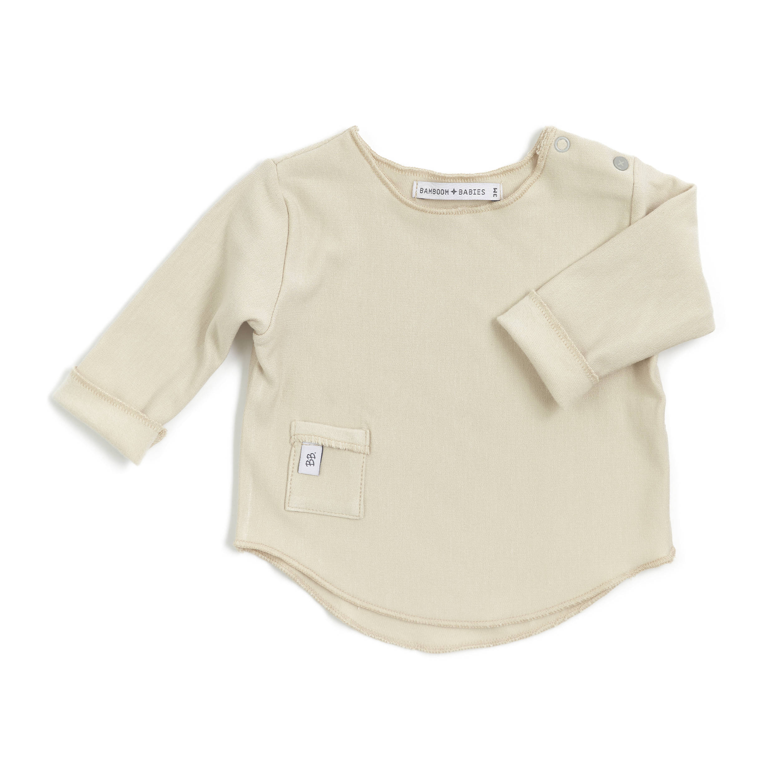 BAMBOOM Блуза Со Долги Ракави LIGHT KHAKI 6M