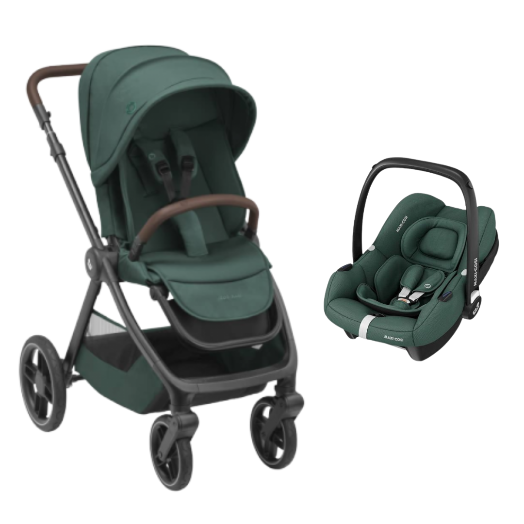 Maxi Cosi Oxford Twillic Green+Cabriofix Essential Green