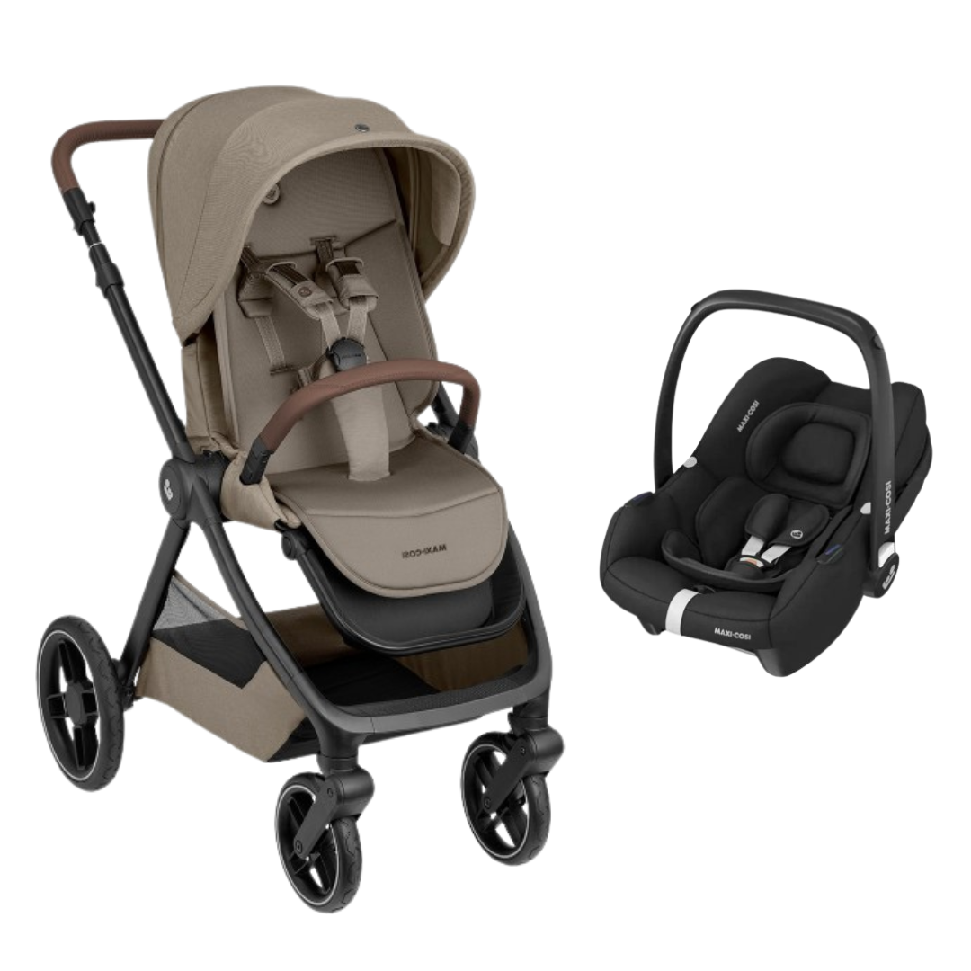 Maxi Cosi Oxford Twillic Truffle+Cabriofix Essential Black