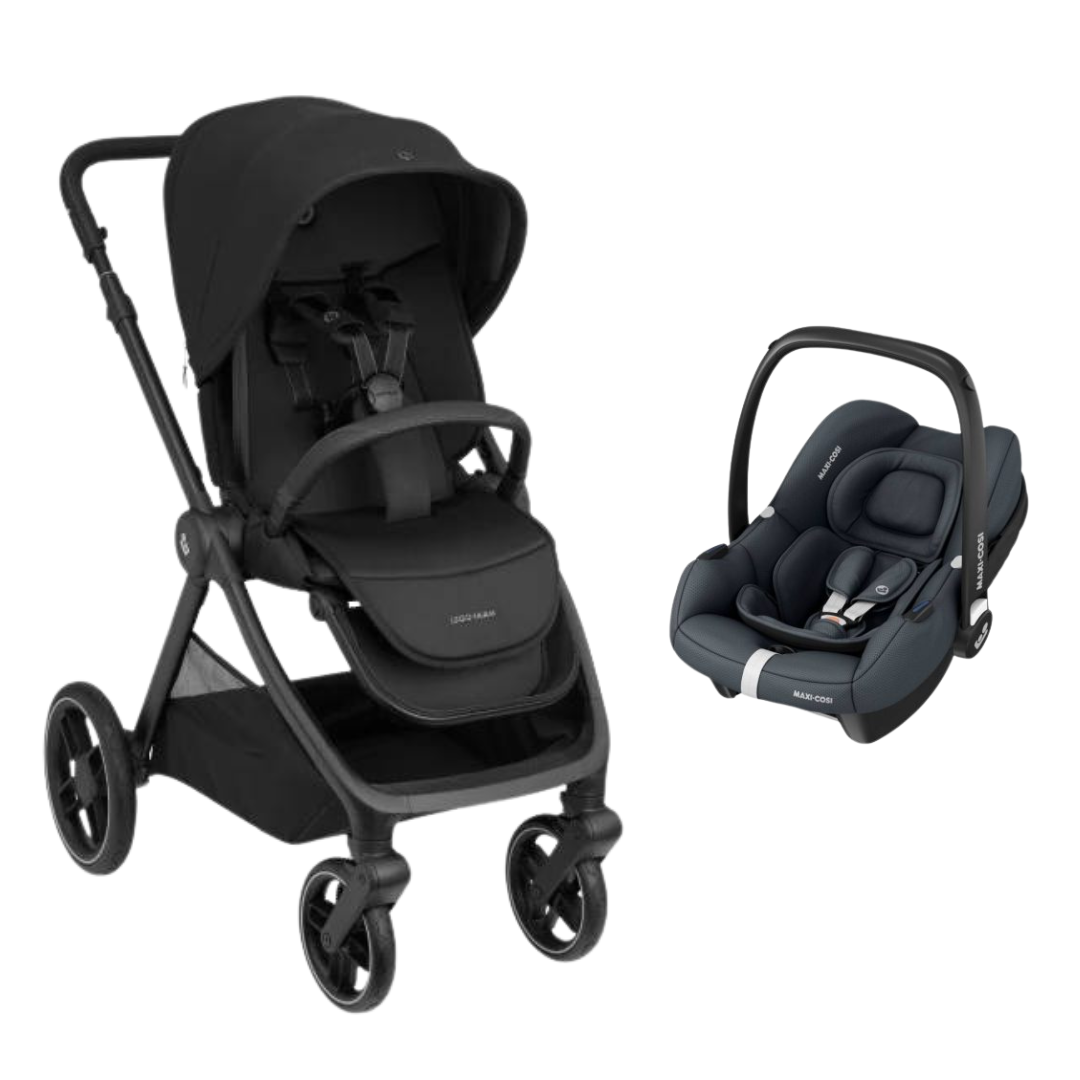 Maxi Cosi Oxford Twillic Black+Cabriofix Essential Graphite