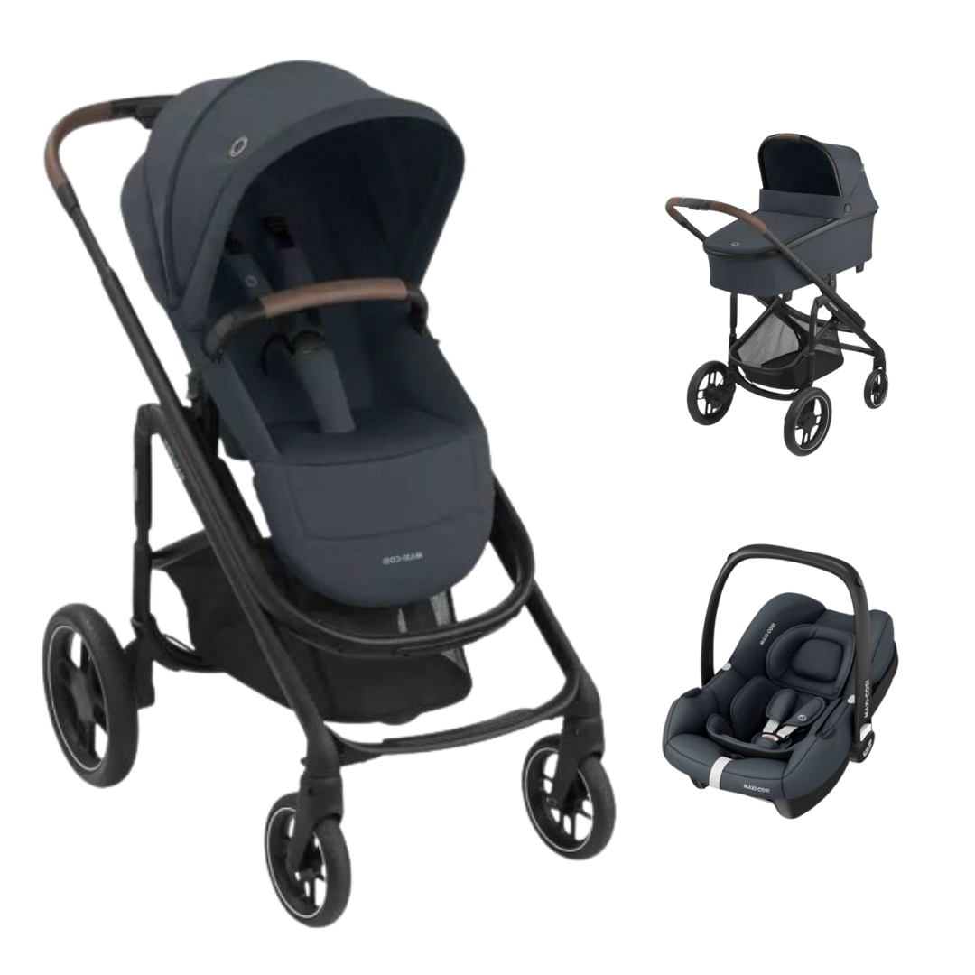 Maxi Cosi Plaza + Essential Graphite+Cabriofix Essential Graphite