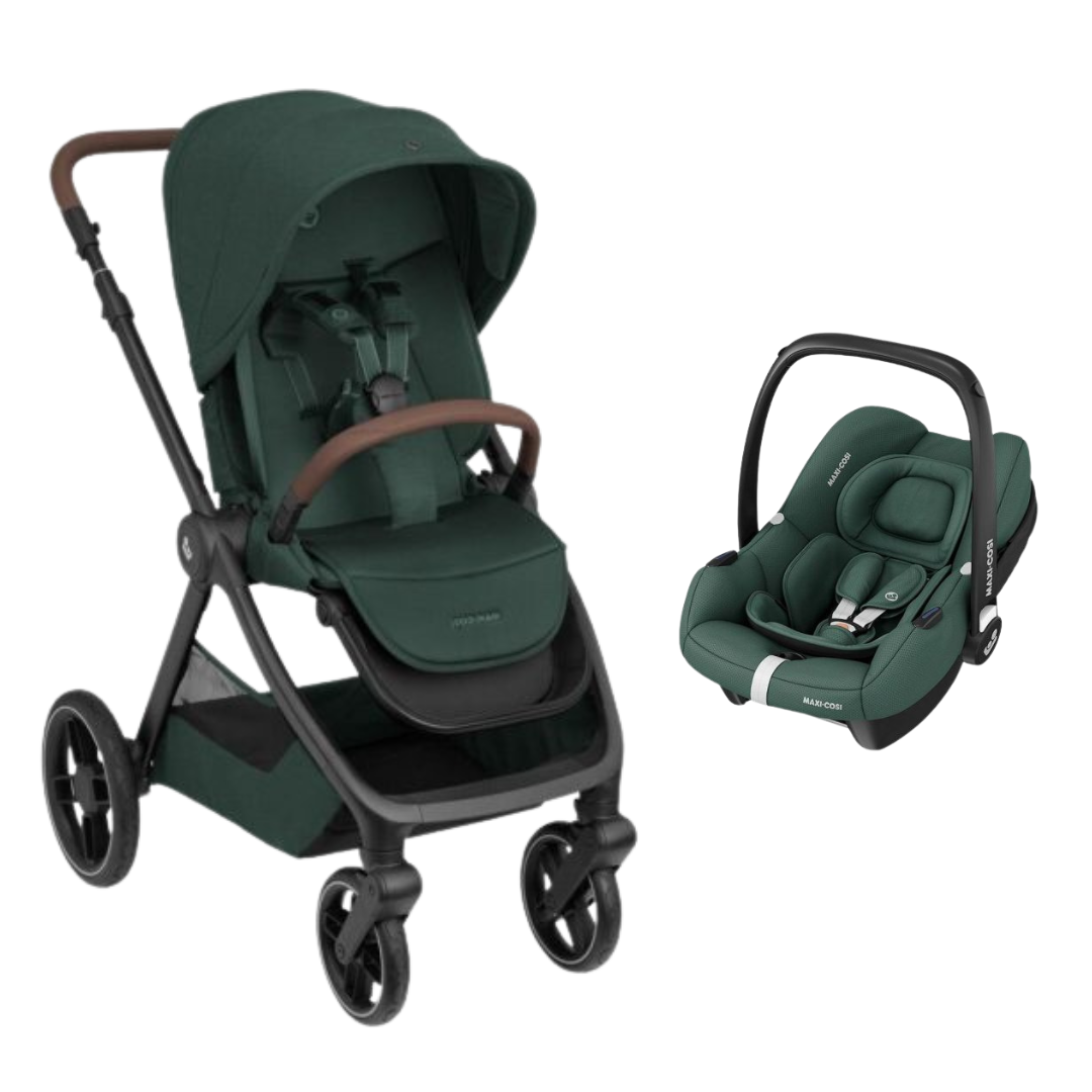 Maxi Cosi Oxford Essential Green+Cabriofix Green
