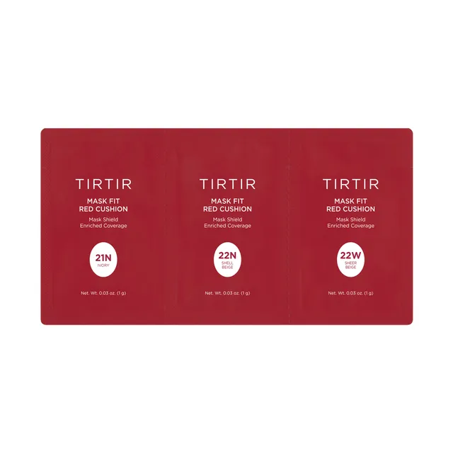 TIRTIR Samples Mask Fit Red Cushion 3 Colors 21N/22N/22W