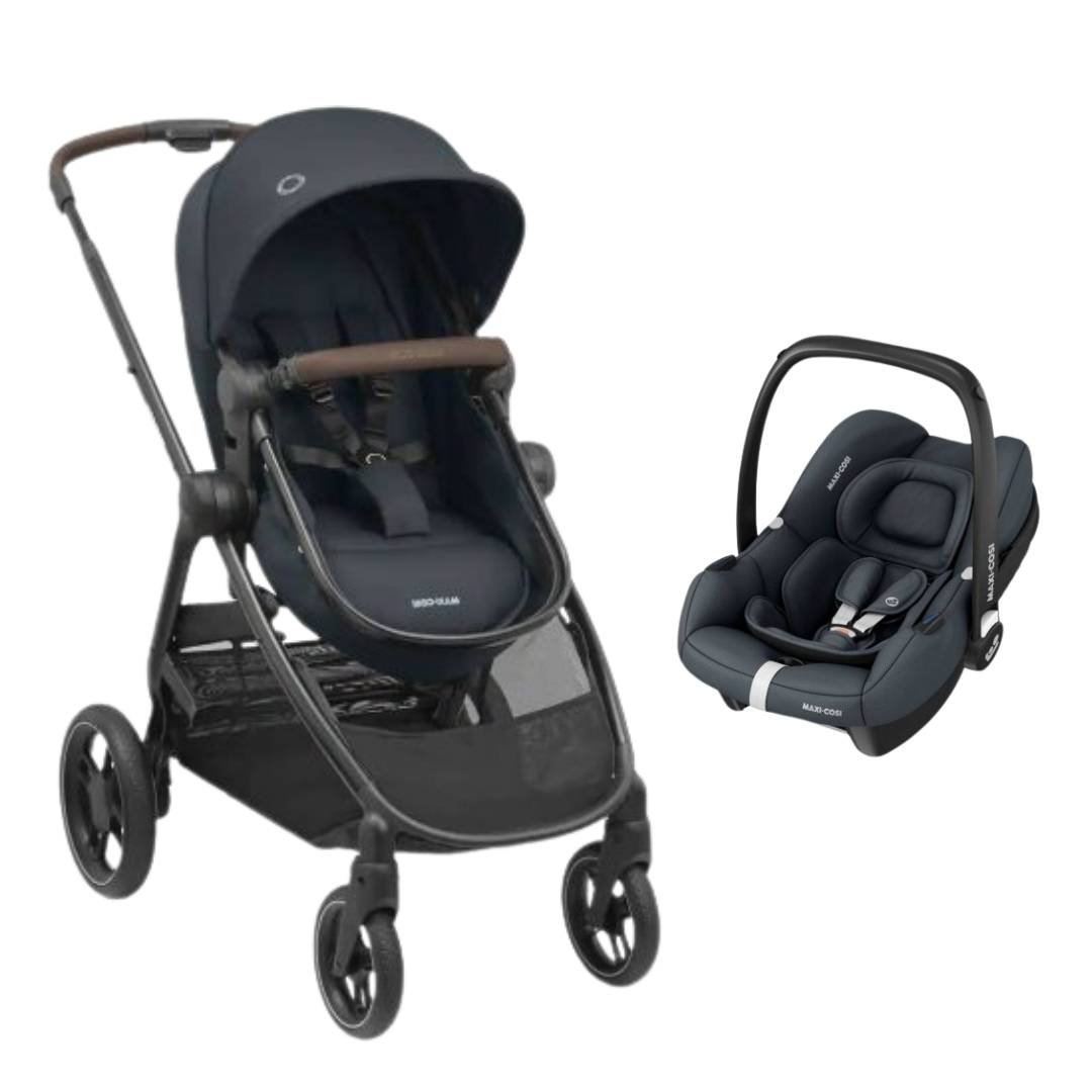 Maxi Cosi Zelia3 Essential Graphite+Cabriofix Essential Graphite