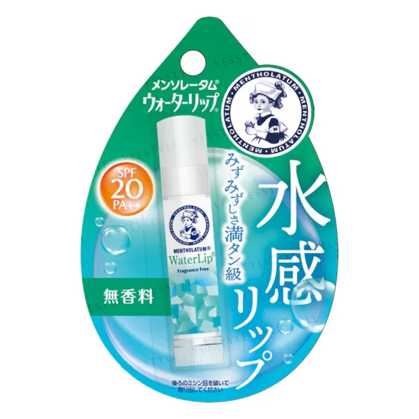 Rohto Mentholatum Water Lip Balm SPF 20 PA++ Fragrance Free 4.5g