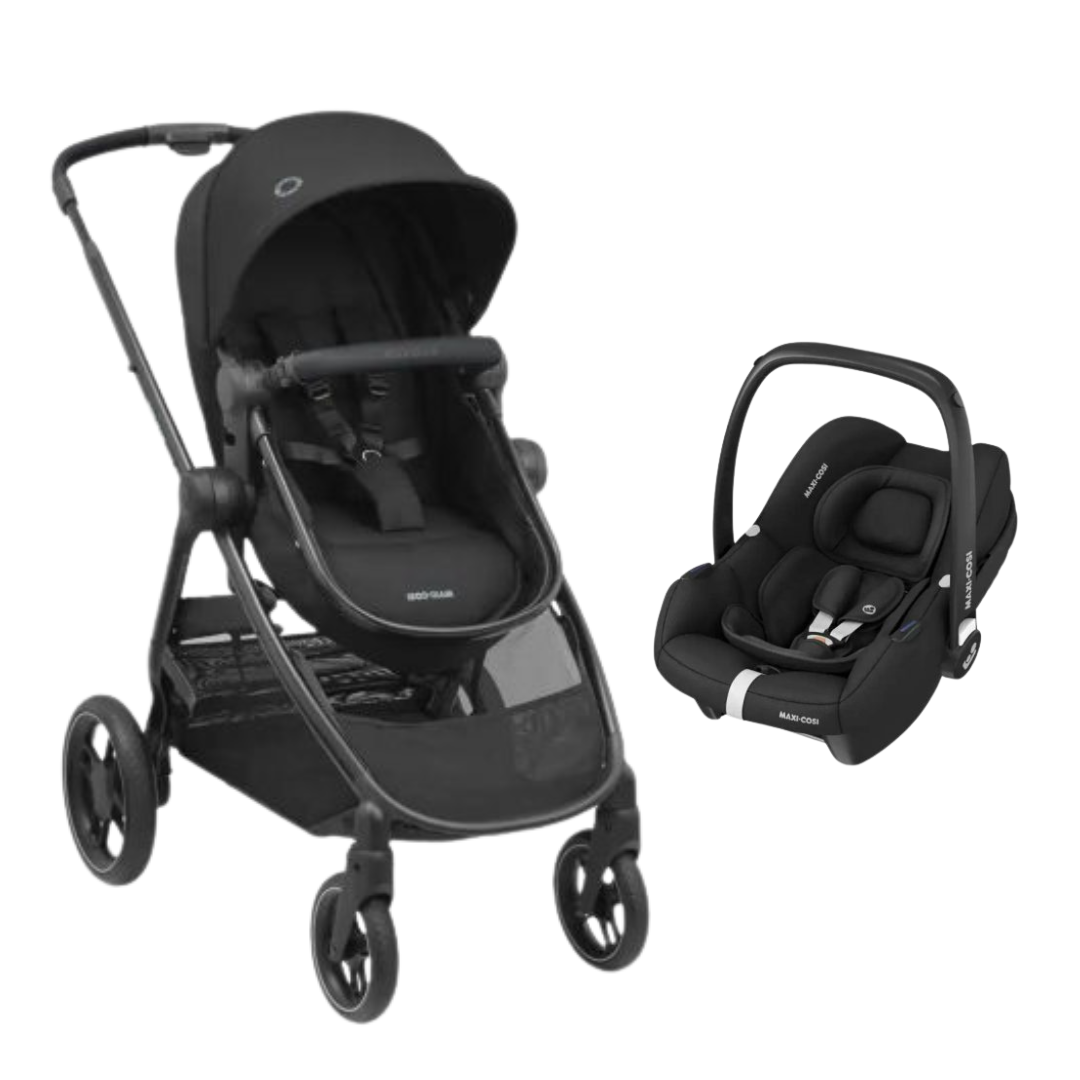 Maxi Cosi Zelia3 Essential Black+Cabriofix Essential Black
