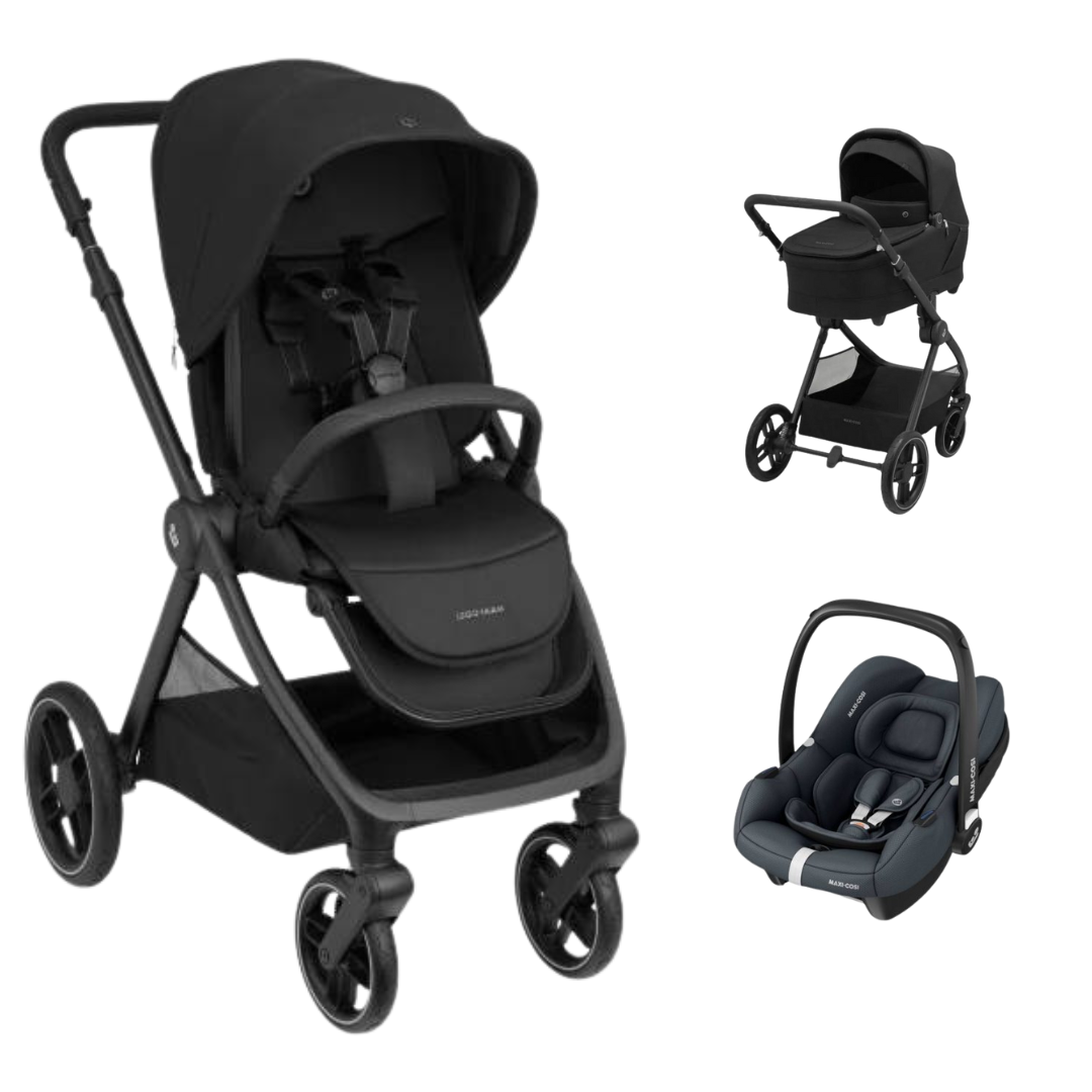 Maxi Cosi Oxford+ Twillic Black+Cabriofix Essential Graphite