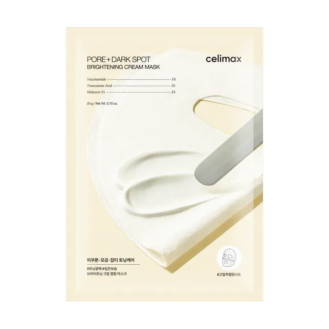 Celimax Pore+ Dark Spot Brightening Cream Mask 20g 1pcs