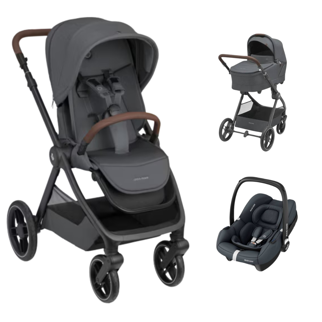 Maxi Cosi Oxford+ Twillic Graphite+Cabriofix Essential Graphite
