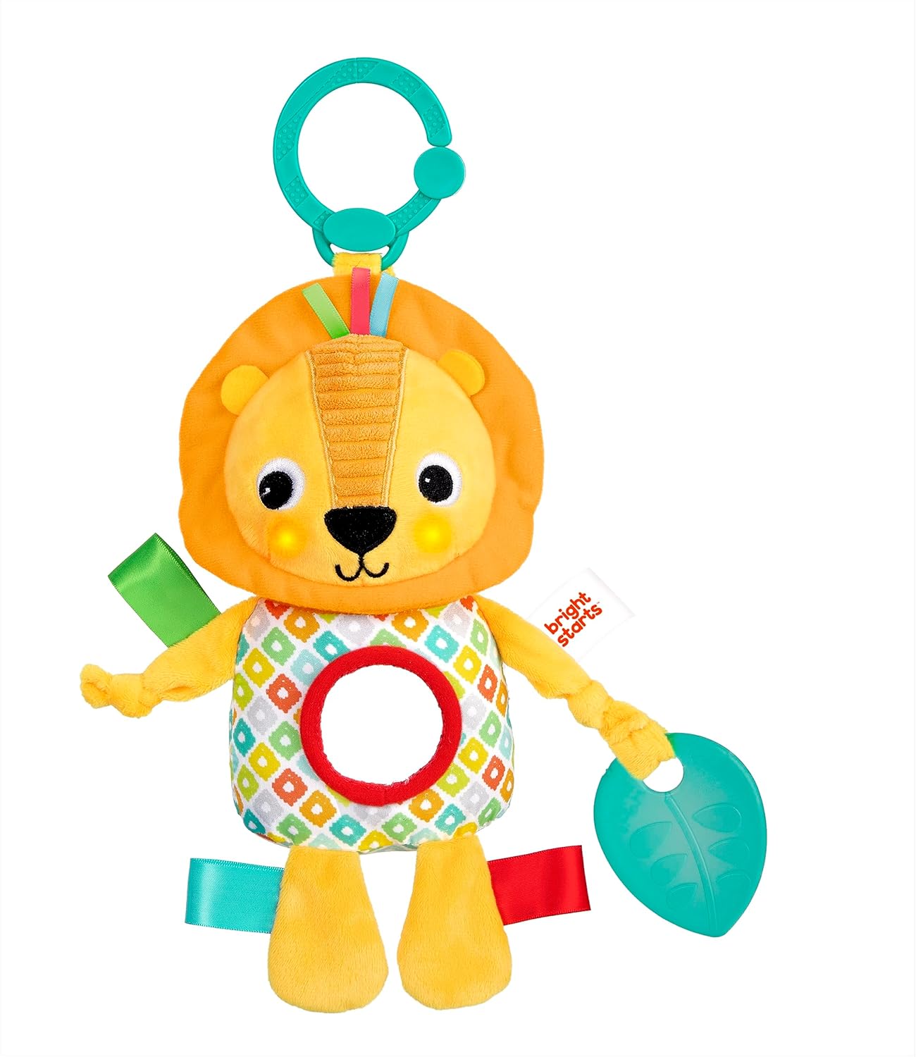 BRIGHT STARTS   Huggin Lights Musical Light Up Toy - Lion