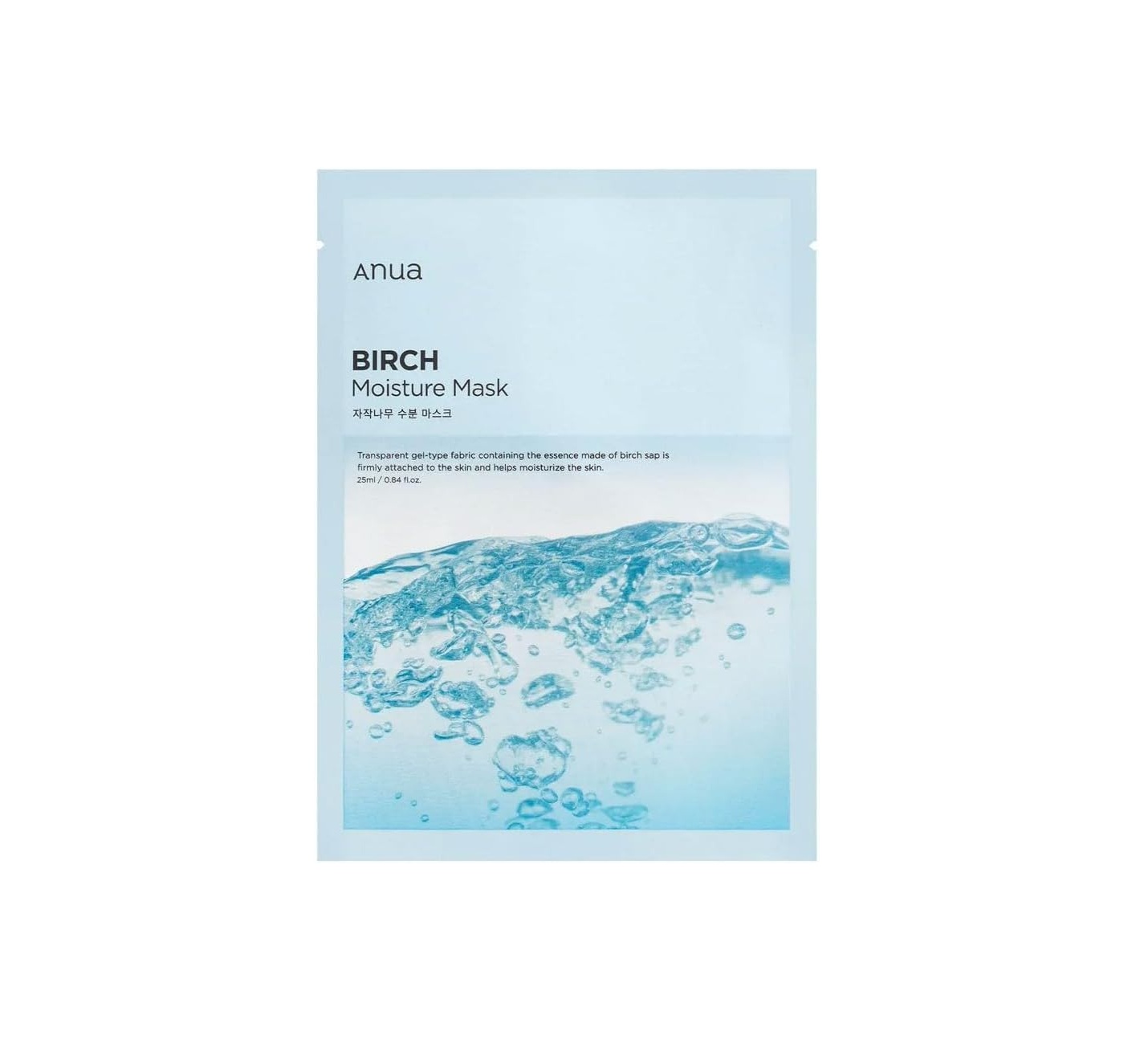 ANUA Birch Moisture Sheet Mask 25ml 1pcs