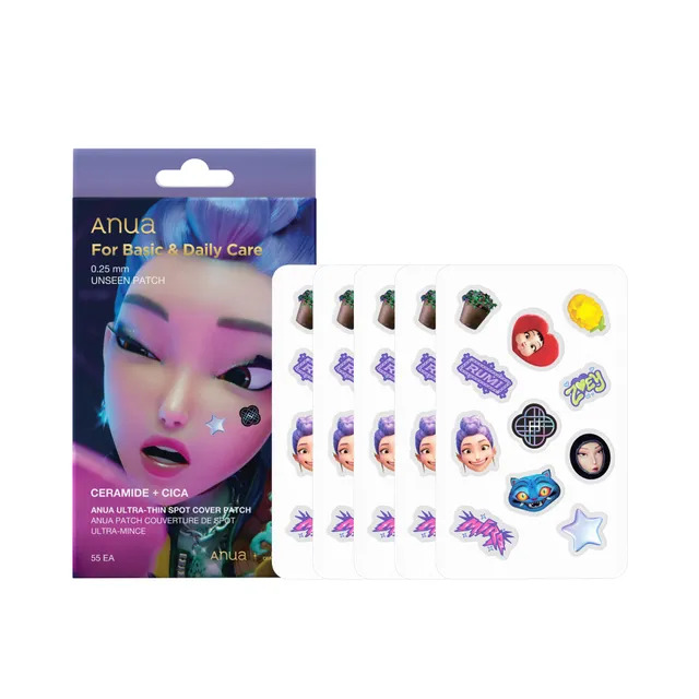 ANUA KPop Demon Hunters Ultra Thin Spot Cover Patch 55ea 1box