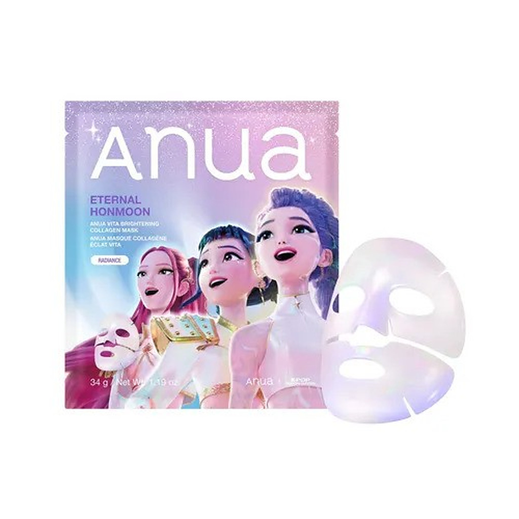 ANUA KPop Demon Hunters Vita Brightening Collagen Mask 34g