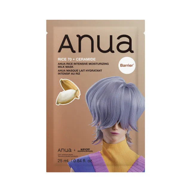 ANUA Kpop Demon Hunters Rice Intensive Moisturizing Milk Mask 25ml 1pcs