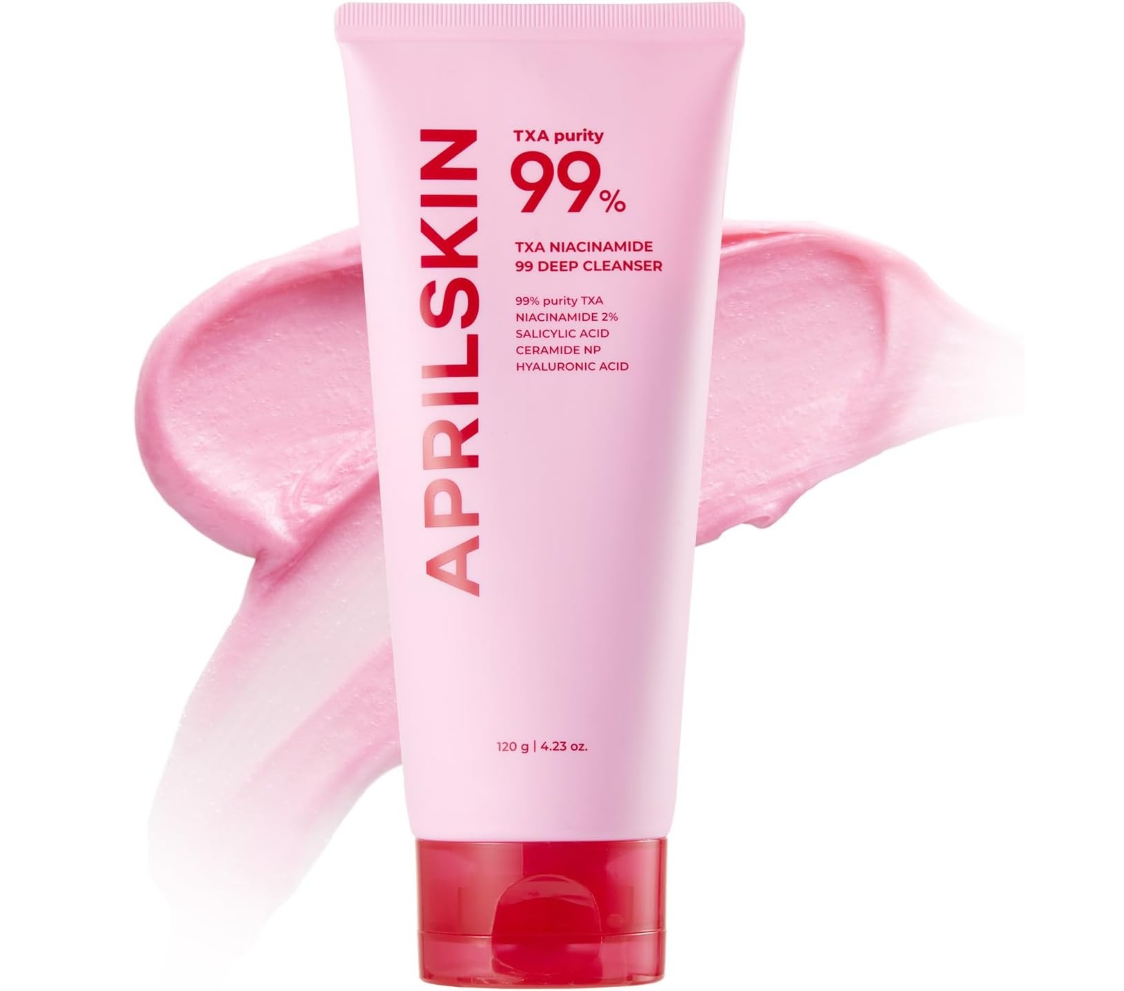 APRILSKIN TXA Niacinamide 99 Pore Care Pink Bubble Gum Deep Cleanser 120g