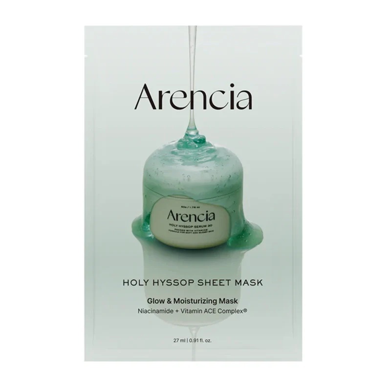 ARENCIA Holy Hysoop Sheet Mask 27ml 1pcs
