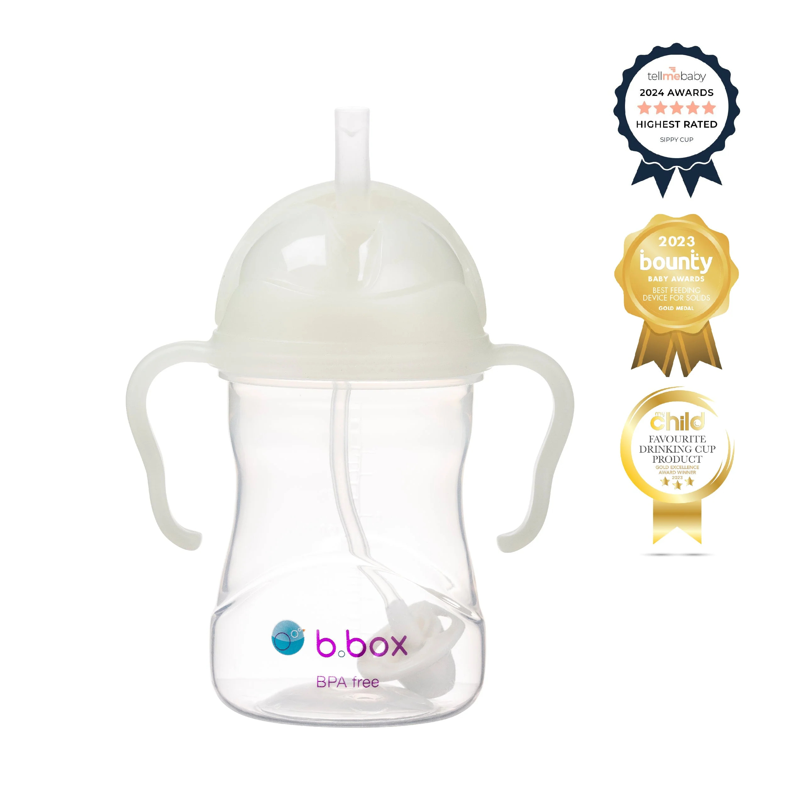 Bebeconfort Weighted Straw Cup Glow 380ml
