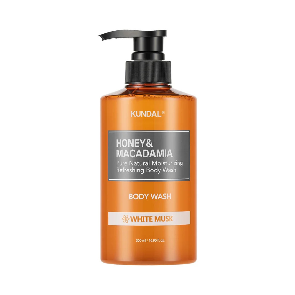 KUNDAL Honey & Macadamia Pure Body Wash White Musk 500ml