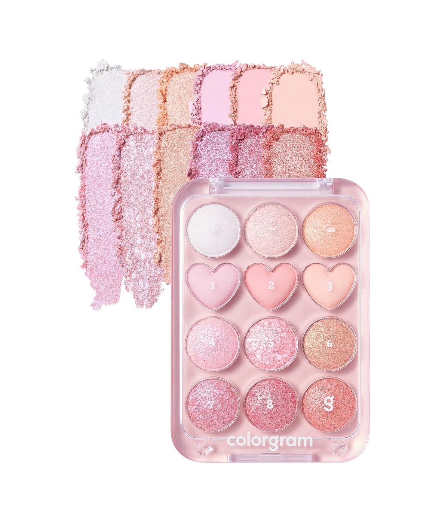 COLORGRAM Pin Point Eyeshadow Palette 04 Bright+Cool 9.9g