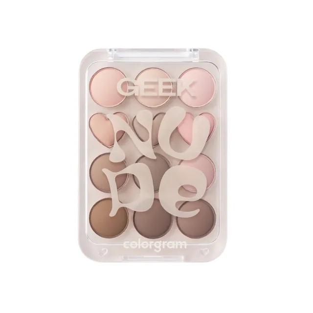 COLORGRAM Pin Point Eyeshadow Palette 07 Nude+Geek 9.9g