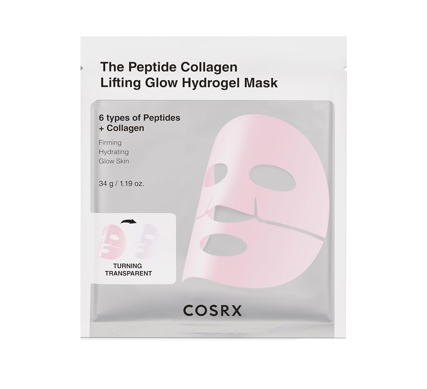 COSRX The Peptide Collagen Lifting Glow Hydrogel Mask 1pcs