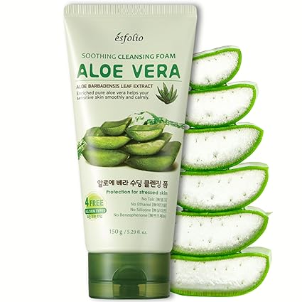 Esfolio Aloe Vera Soothing Cleansing Foam 150g