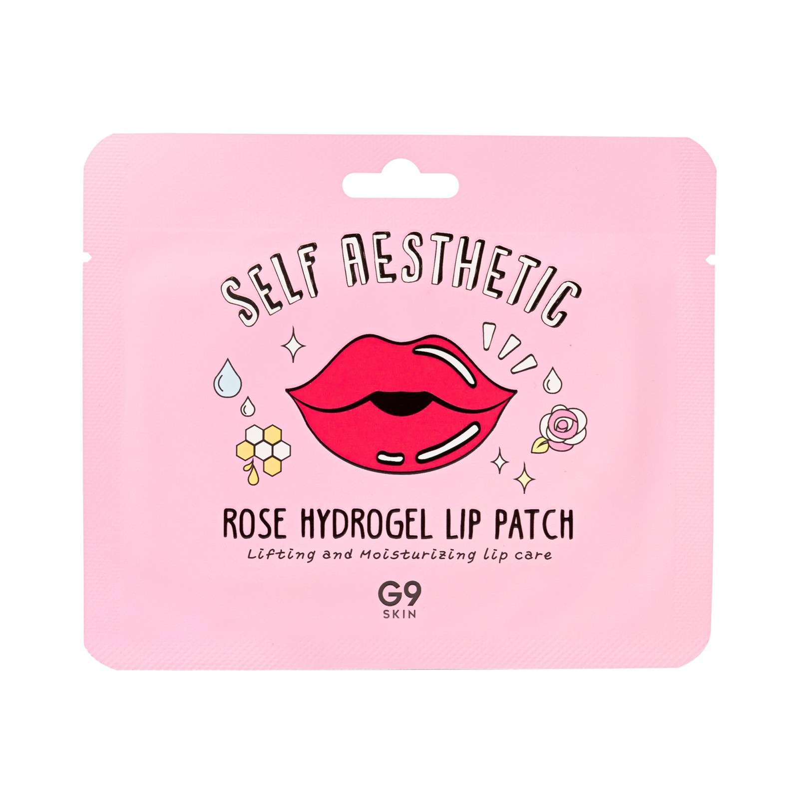 G9 Self Aesthetic Rose Hydrogel Lip Patch 3g 1 pcs