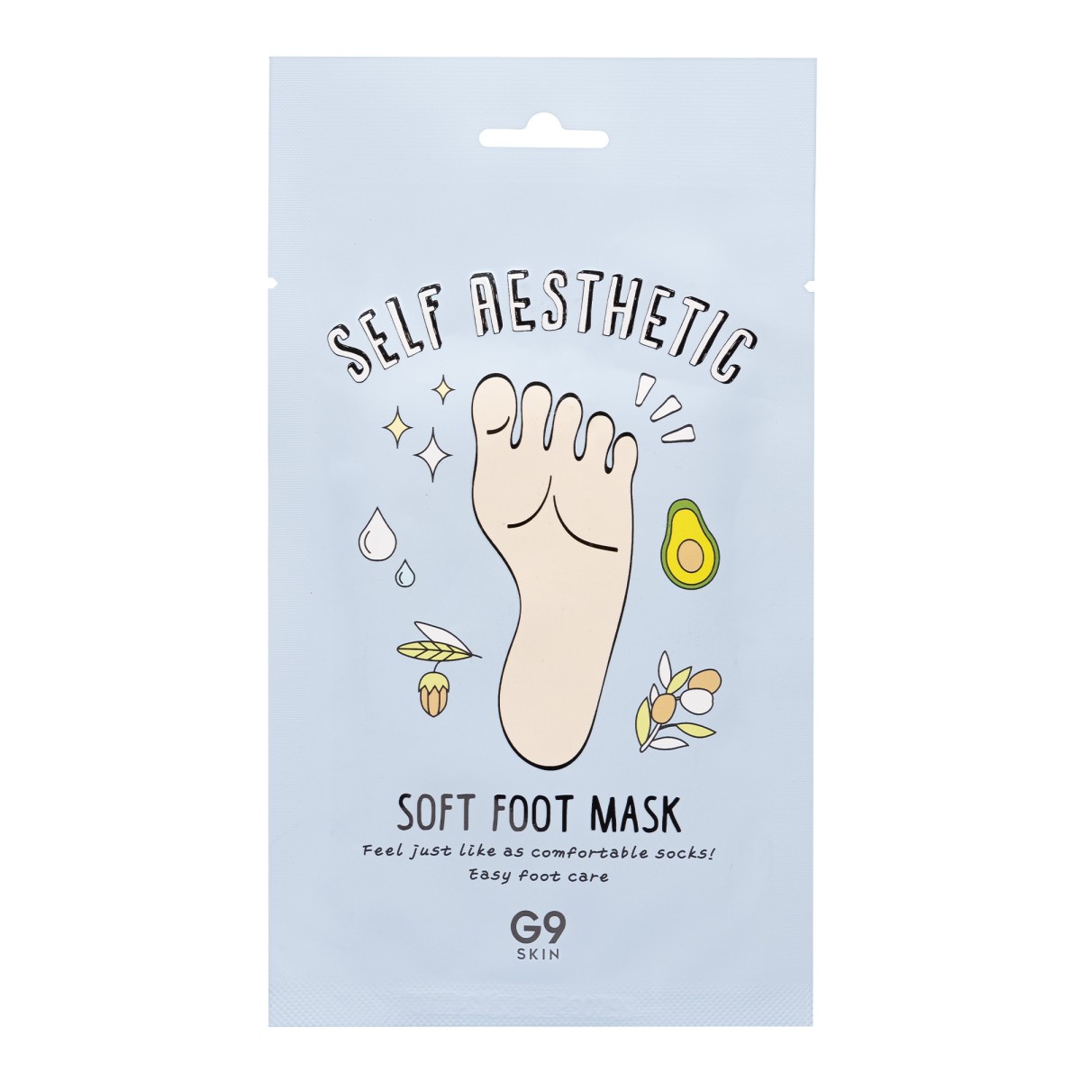 G9 Self Aesthetic Soft Foot Mask 12ml 1pcs