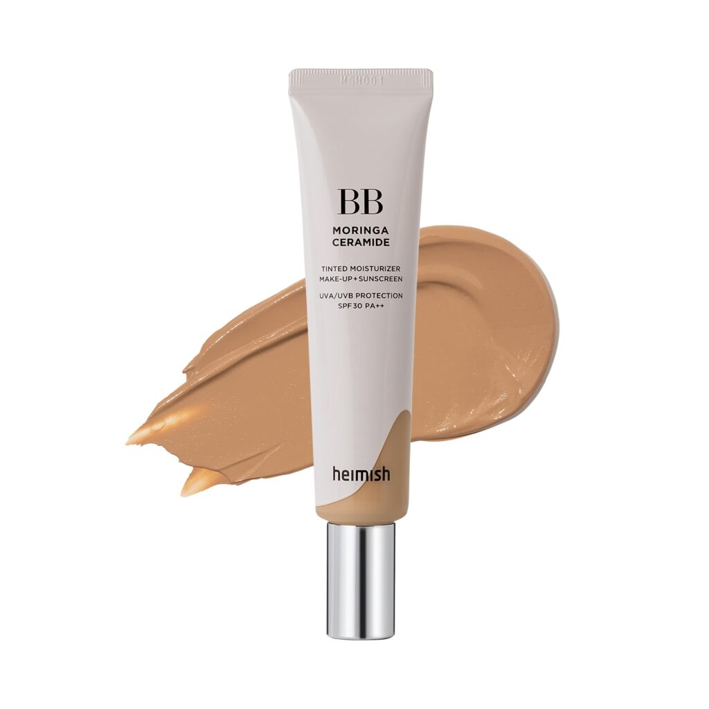 HEIMISH Moringa Ceramide BB Нијансиран крем за хидратација со СПФ 30 PA++, нијанса 27 Light Tan, 30 г