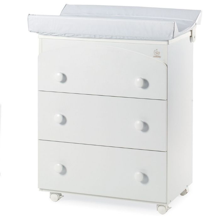 Italbaby Baby Bath 3 Drawers Tub Flash White