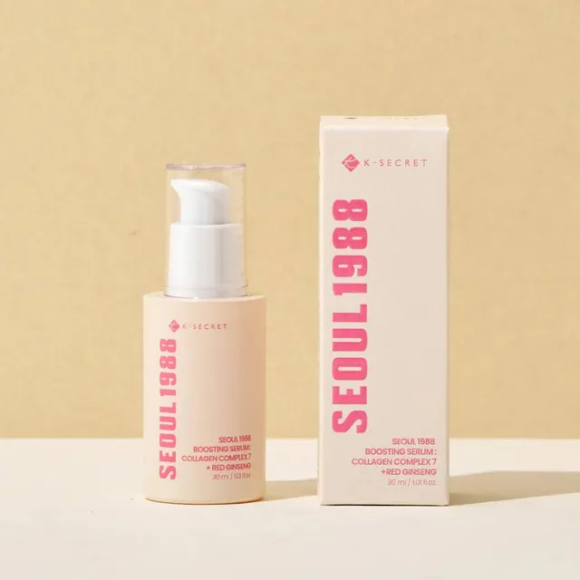 KSECRET SEOUL 1988 Boosting Serum: Collagen Complex 7+Red Ginseng 30ml