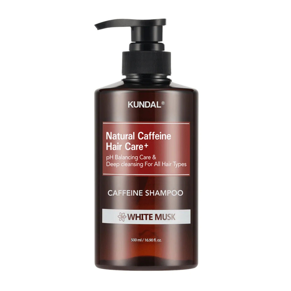 KUNDAL Caffeine Shampoo #White Musk 500ml