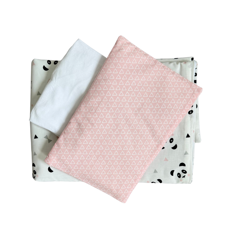 viBBoo  Crib Bedding Nasua Pink