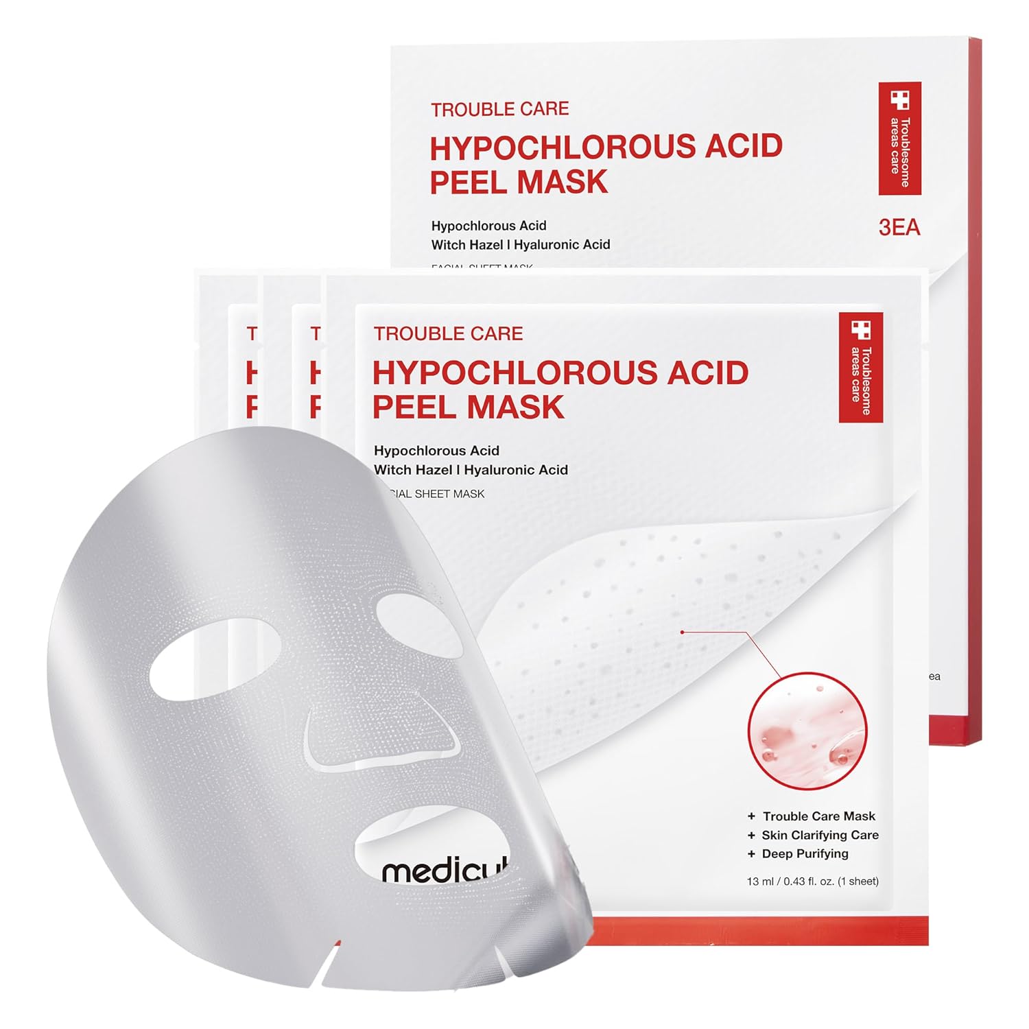 MEDICUBE Hypochlorous Acid Peel Mask 13ml 1pcs