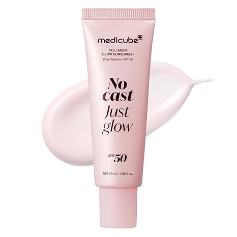 MEDICUBE No Cast Just Glow Collagen Sunscreen SPF50 50ml