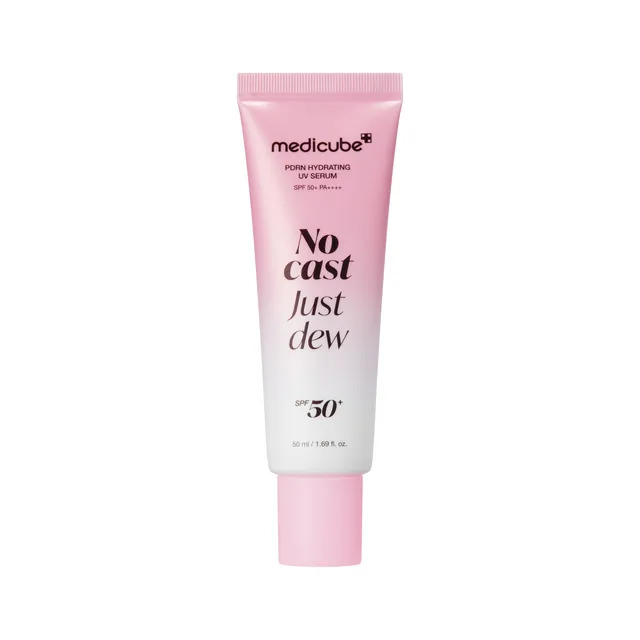 MEDICUBE No Cast Just Dew PDRN Hydrating UV Serum SPF50+ PA++++ 50ml