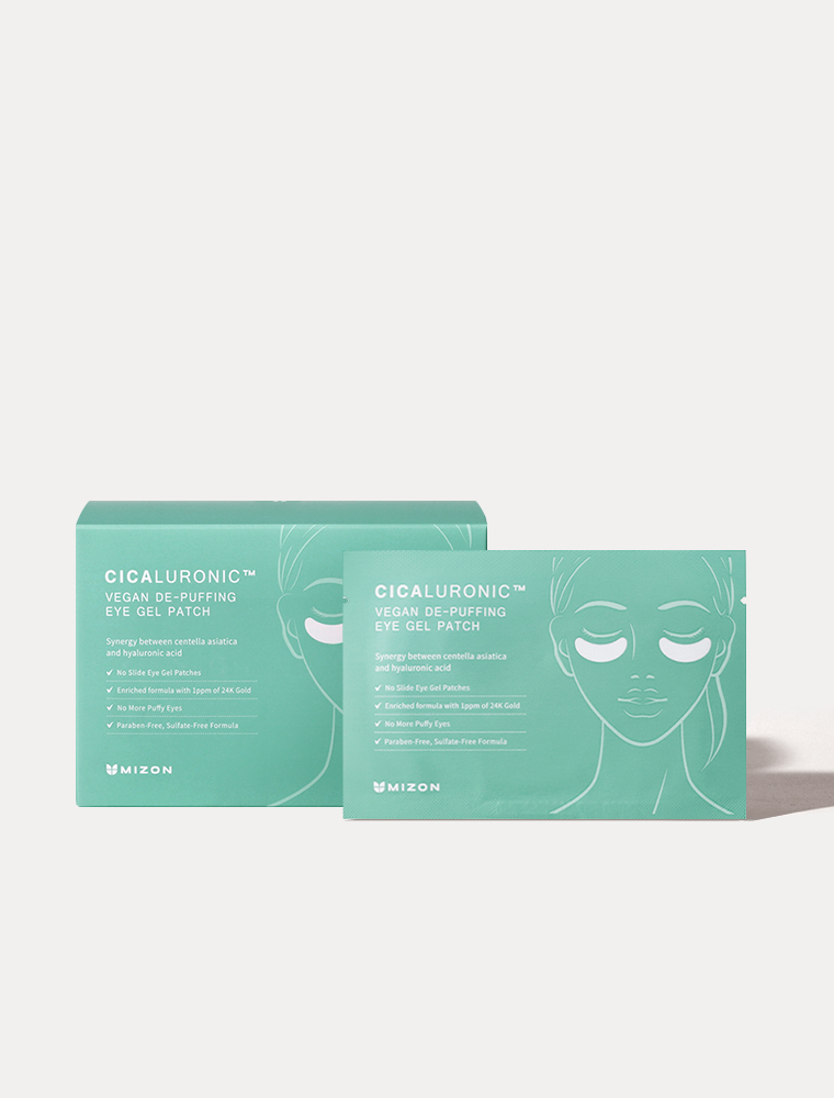 MIZON CICALURONIC VEGAN DE-PUFFING EYE GEL PATCHES 21pcs