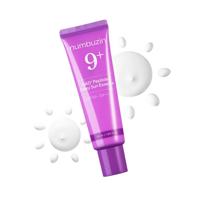 NUMBUZIN No.9 NAD Peptides Dewy Sun Essence SPF 50+ PA++++ 50ml