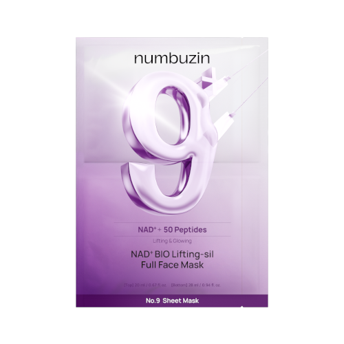 Numbuzin No.9+ NAD+ 50 Peptides BIO Lifting-sil Full Face Mask 20/28ml 1pcs