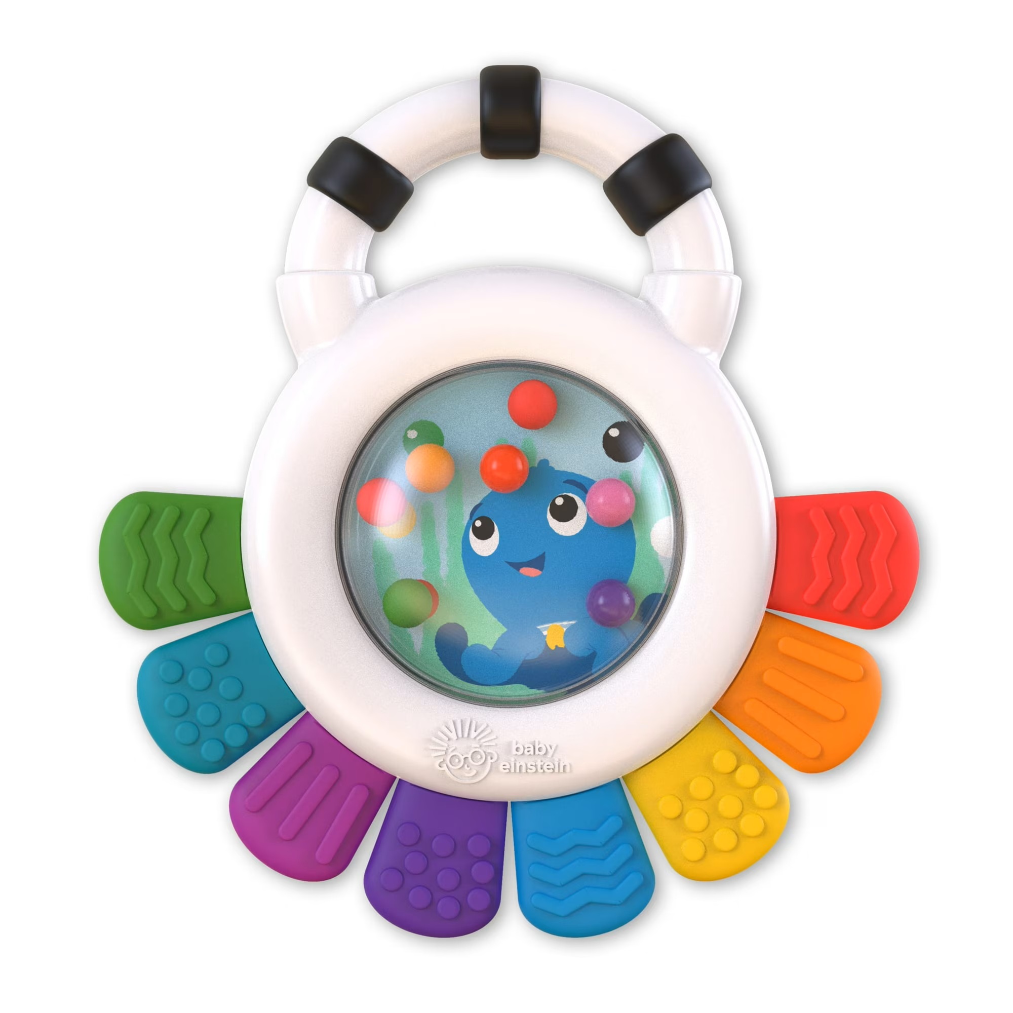 BABY EINSTEIN Outstanding Opus the Octopus Rattle & Teether Sensory Toy