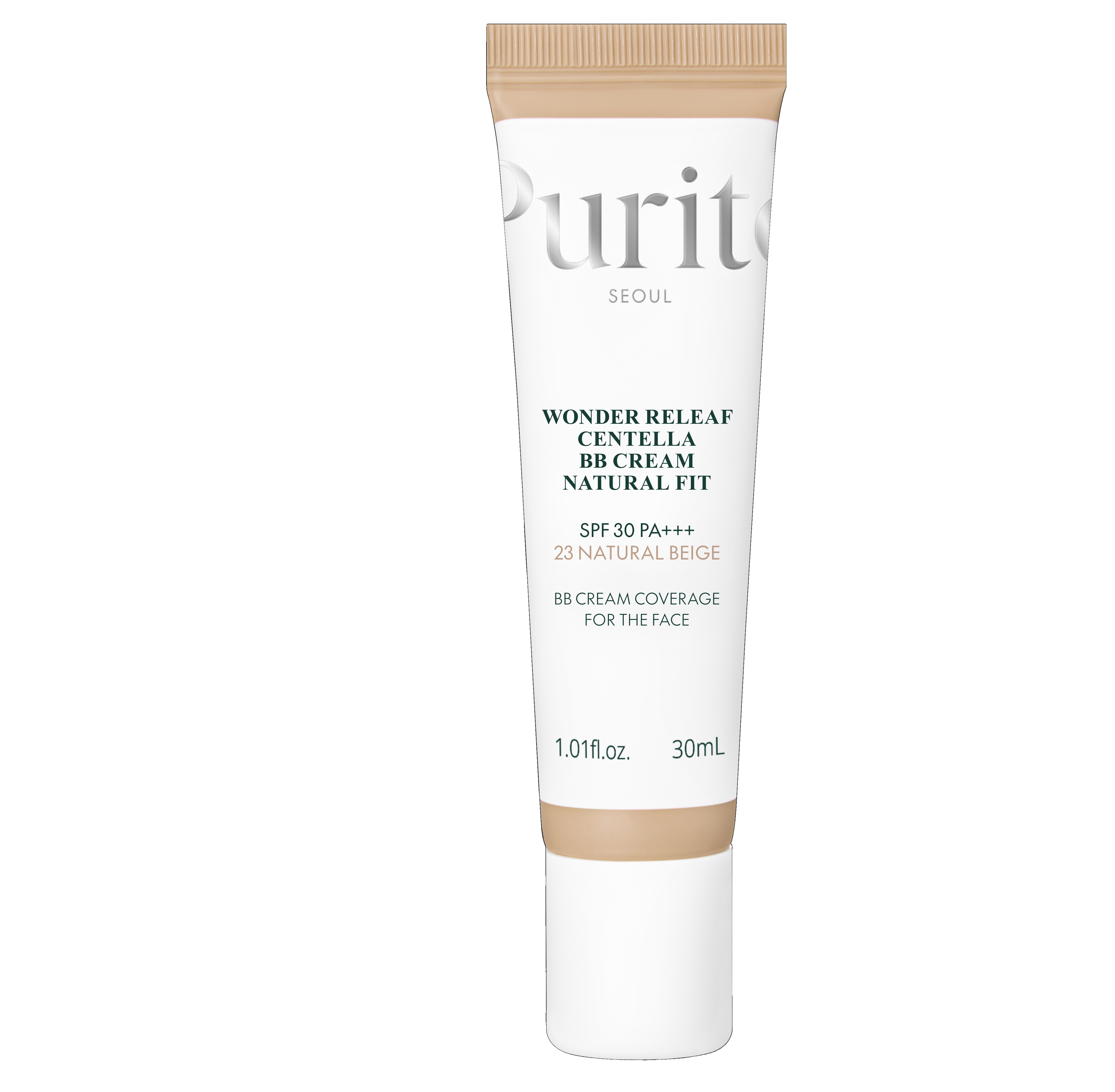 PURITO Wonder Releaf Centella BB Cream Natural Fit SPF30 PA+++ Natural Beige 23 30ml