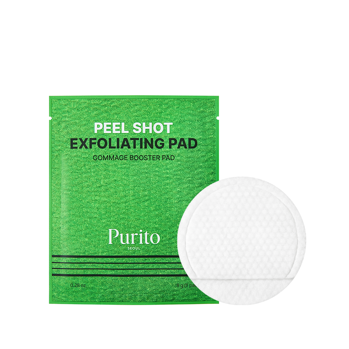 Purito Peel Shot Exfoliating Pad 64g 8pcs