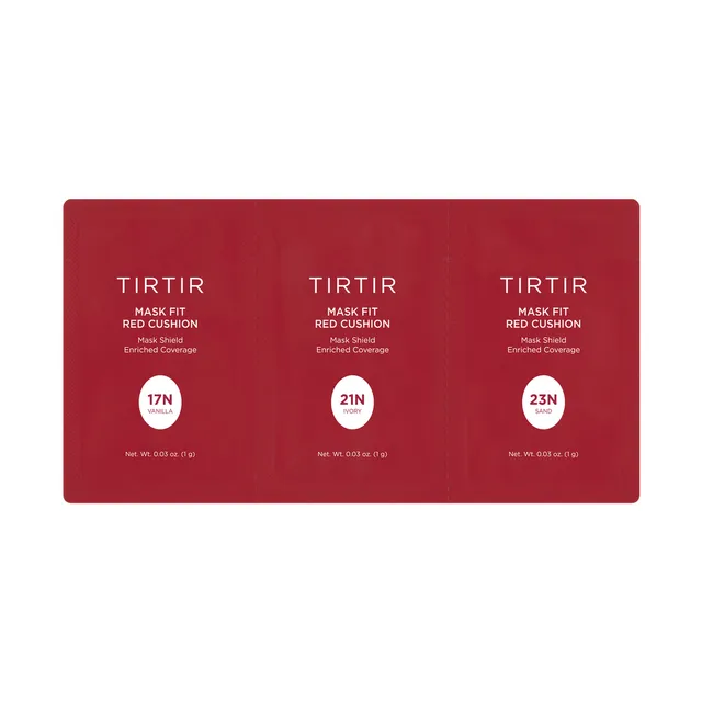 TIRTIR Samples Mask Fit Red Cushion 3 Colors 17N/21N/23N