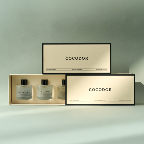 COCODOR Signature Collection A (White Jasmine + Garden Lavender + Black Cherry)
