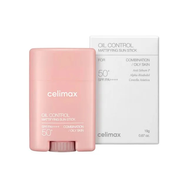 CELIMAX Oil Control Mattifying Sun Stick SPF50+ PA++++ 19g